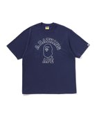 【ア ベイシング エイプ/A BATHING APE】のCOLLEGE RELAXED FIT TEE #1 人気、トレンドファッション・服の通販 founy(ファニー) ファッション Fashion レディースファッション Fashion for Women ショート Short, Short Length スリーブ Sleeve, Long Sleeve / Short Sleeve フロント Front, Front Design プリント Print, Printed Pattern ラバー Rubber, Rubber Sole thumbnail NAVY|ID: prp329100004900830 ipo3291000000036671247