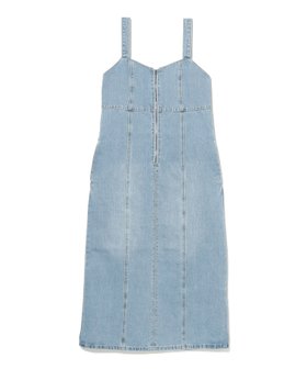 【ビームス ウイメン/BEAMS】のデニム ジャンパースカート(S~M) 人気、トレンドファッション・服の通販 founy(ファニー) ファッション Fashion レディースファッション Fashion for Women スカート Skirts おすすめ Recommended / Our Picks インナー Innerwear カットソー Cut and Sewn Top デニム Denim, Jeans Material フロント Front, Front Design ロング Long, Long-Length 再入荷 Restock / Back in Stock |ID:prp329100004900865