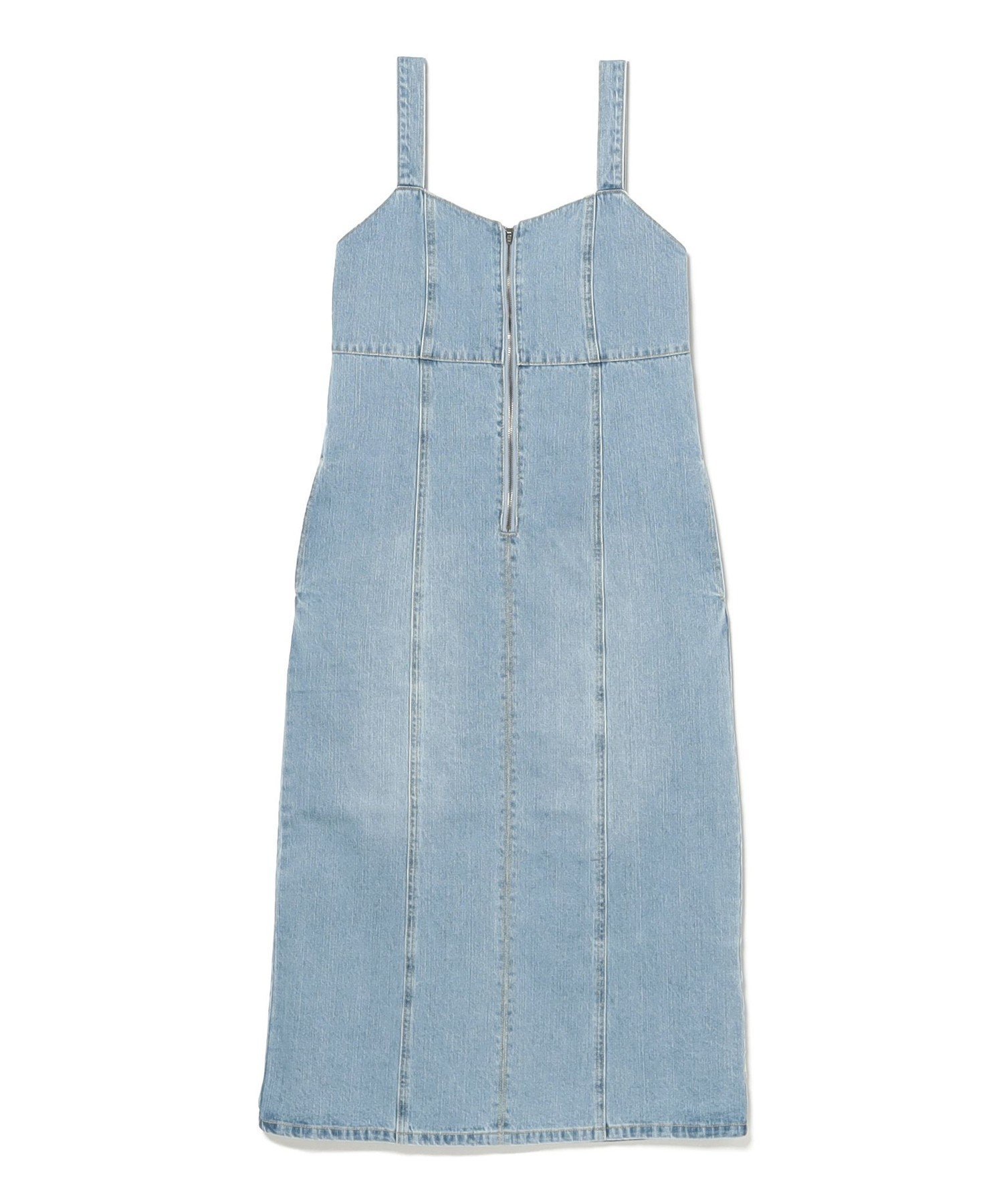 【ビームス ウイメン/BEAMS】のデニム ジャンパースカート(S~M) インテリア・キッズ・メンズ・レディースファッション・服の通販 founy(ファニー) ファッション Fashion レディースファッション Fashion for Women スカート Skirts おすすめ Recommended / Our Picks インナー Innerwear カットソー Cut and Sewn Top デニム Denim, Jeans Material フロント Front, Front Design ロング Long, Long-Length 再入荷 Restock / Back in Stock LIGHT_INDIGO|ID: prp329100004900865 ipo3291000000036671669