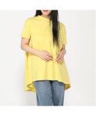 【ラナン/Ranan】のRanan/ BC フレアーシルエットチュニック半袖 人気、トレンドファッション・服の通販 founy(ファニー) ファッション Fashion レディースファッション Fashion for Women トップス・カットソー Cut & Sew Tops ロング Long, Long-Length エレガント 上品 Elegant 半袖 Short Sleeve, Half Sleeve 夏 Summer thumbnail イエロー|ID: prp329100004900875 ipo3291000000036671837