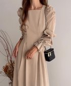 【ジュノア/JUNOAH】のFILLOU バックリボンワンピース 人気、トレンドファッション・服の通販 founy(ファニー) ファッション Fashion レディースファッション Fashion for Women ワンピース Dresses thumbnail ライトベージュ|ID: prp329100004900918 ipo3291000000036672463