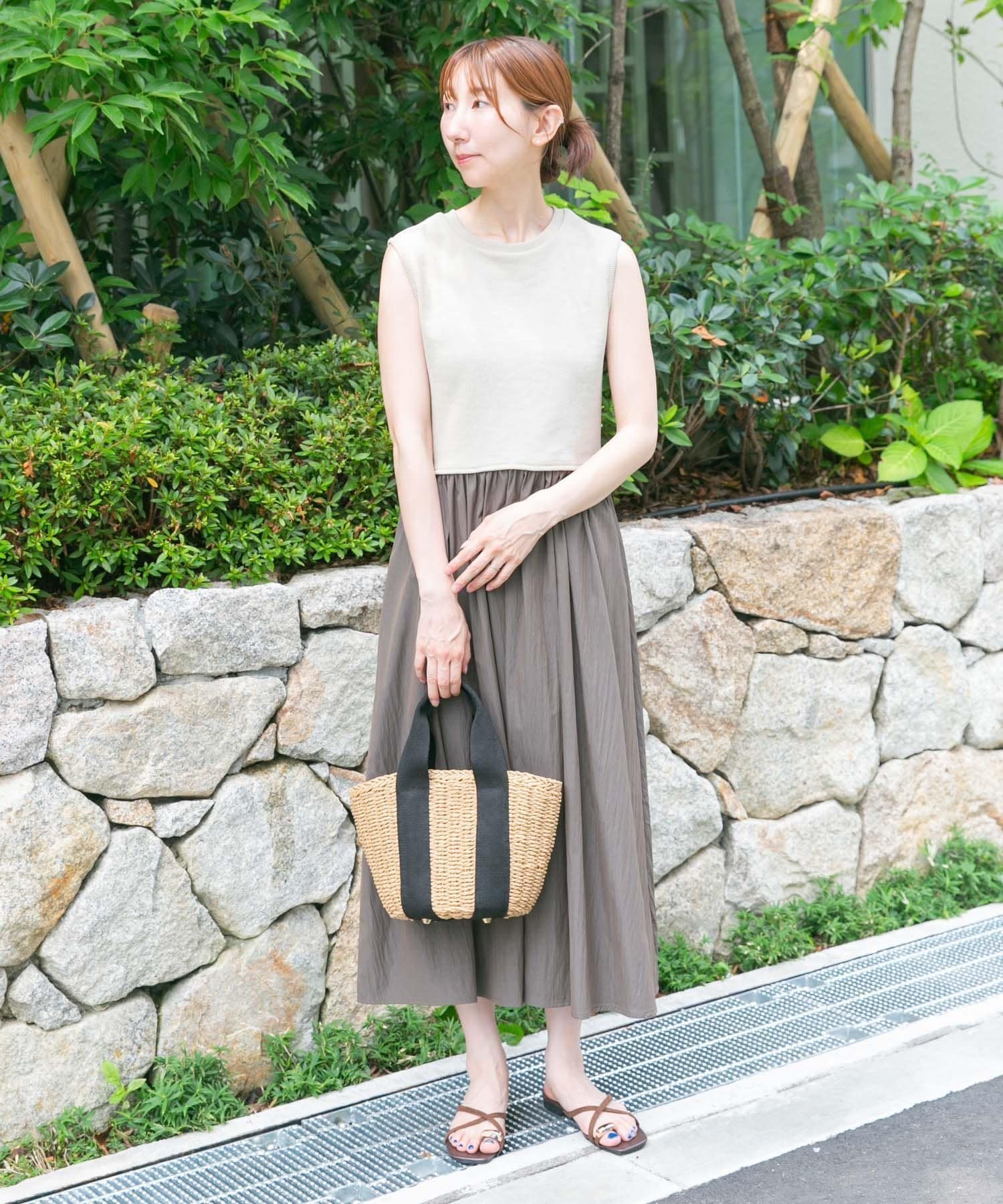 【アイテムズアーバンリサーチ/ITEMS URBAN RESEARCH】のリブドッキングノースリーブワンピース 人気、トレンドファッション・服の通販 founy(ファニー) ファッション Fashion レディースファッション Fashion for Women ワンピース Dresses 2025年 2025 2025春夏・S/S Spring/Summer 2025 SS25 カーディガン Cardigan, Knitwear ジャケット Jacket, Outerwear ドッキング Docking, Mixed Material ノースリーブ Sleeveless, No-Sleeve エレガント 上品 Elegant 夏 Summer S/S・春夏 SS, Spring/Summer, Warm Season other-1|ID: prp329100004900928 ipo3291000000036672572