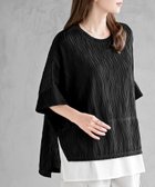 【アールピーエス/rps】のウェーブジャガードレイヤード風ドルマンチュニック 人気、トレンドファッション・服の通販 founy(ファニー) ファッション Fashion レディースファッション Fashion for Women トップス・カットソー Cut & Sew Tops おすすめ Recommended / Our Picks インナー Innerwear ストレッチ Stretch, Stretchy Fabric リラックス Relax, Relaxed Fit 再入荷 Restock / Back in Stock thumbnail ブラック|ID: prp329100004900932 ipo3291000000036672614