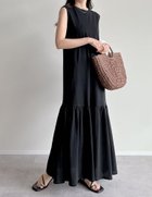 【リエディ/Re:EDIT】のコットンブレンドノースリーブティアードワンピース 人気、トレンドファッション・服の通販 founy(ファニー) ファッション Fashion レディースファッション Fashion for Women ワンピース Dresses おすすめ Recommended / Our Picks コンパクト Compact, Small Size シンプル Simple, Minimal スタイリッシュ Stylish, Fashionable ティアードワンピース Tiered Dress, Flared Dress ノースリーブ Sleeveless, No-Sleeve バランス Balance, Style Balance thumbnail ブラック|ID: prp329100004900933 ipo3291000000036672647