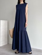 【リエディ/Re:EDIT】のコットンブレンドノースリーブティアードワンピース 人気、トレンドファッション・服の通販 founy(ファニー) ファッション Fashion レディースファッション Fashion for Women ワンピース Dresses おすすめ Recommended / Our Picks コンパクト Compact, Small Size シンプル Simple, Minimal スタイリッシュ Stylish, Fashionable ティアードワンピース Tiered Dress, Flared Dress ノースリーブ Sleeveless, No-Sleeve バランス Balance, Style Balance thumbnail ネイビー|ID: prp329100004900933 ipo3291000000036672652