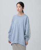 【レプシィム ローリーズファーム/LEPSIM LOWRYS FARM】の袖クロシェ切り替えチュニック 人気、トレンドファッション・服の通販 founy(ファニー) ファッション Fashion レディースファッション Fashion for Women トップス・カットソー Cut & Sew Tops おすすめ Recommended / Our Picks クロシェ Crochet, Knitted Lace チュニック Tunic, Long Top フレア Flare, Flared thumbnail ブルー82|ID: prp329100004900940 ipo3291000000036672745