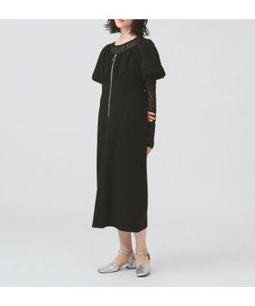 【ビームス ウイメン/BEAMS】のジャカード フロント ジップ パフ スリーブ ワンピース 人気、トレンドファッション・服の通販 founy(ファニー) ファッション Fashion レディースファッション Fashion for Women ワンピース Dresses おすすめ Recommended / Our Picks インナー Innerwear ジップ Zip, Zipper ジャカード／ジャガード Jacquard, Woven Pattern ストレート Straight, Straight Cut スリーブ Sleeve, Long Sleeve / Short Sleeve タートルネック Turtleneck, High Neck フェミニン Feminine, Girly フロント Front, Front Design |ID:prp329100004900991