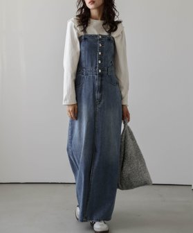 【ラジュール/Lajour】のナローデニムワンピース 人気、トレンドファッション・服の通販 founy(ファニー) ファッション Fashion レディースファッション Fashion for Women ワンピース Dresses ウォッシュ Washed Finish スリット Slit, Slit Detail タンク Tank Top, Sleeveless Top デニム Denim, Jeans Material フロント Front, Front Design ポケット Pocket, Pocket Detail ラップ Wrap, Wrap Design 夏 Summer 秋 Autumn |ID:prp329100004901016