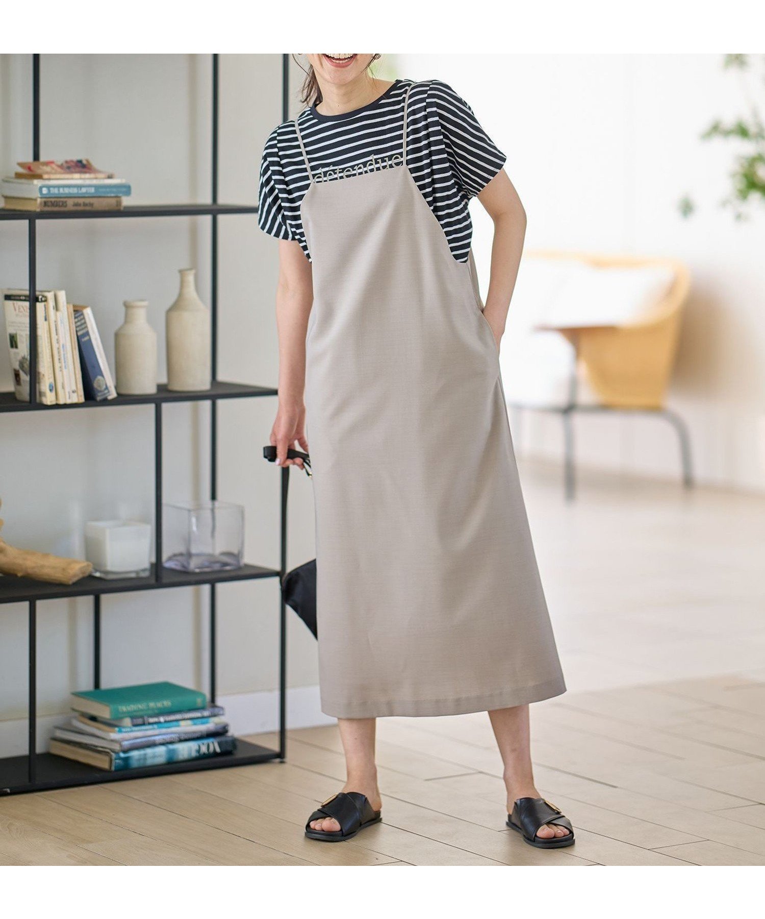 【エニー/ANY】の【セットアップ可】サラサラテックリネンキャミソールワンピース 人気、トレンドファッション・服の通販 founy(ファニー) ファッション Fashion レディースファッション Fashion for Women ワンピース Dresses インナー Innerwear 春 Spring 秋 Autumn カットソー Cut and Sewn Top キャミソール Camisole, Spaghetti Strap Top スニーカー Sneakers, Trainers セットアップ Set-Up, Coordinated Outfit 半袖 Short Sleeve, Half Sleeve 再入荷 Restock / Back in Stock おすすめ Recommended / Our Picks エレガント 上品 Elegant other-1|ID: prp329100004901022 ipo3291000000036673498