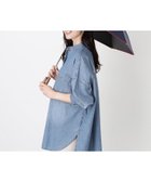 【ムーンバット/MOONBAT】の【WEB限定/遮光率100%/遮熱/UV】POLO RALPH LAUREN(ポロ ラルフローレン)晴雨兼用日傘 無地 オーバーロック刺繍 長傘 人気、トレンドファッション・服の通販 founy(ファニー) ファッション Fashion レディースファッション Fashion for Women レイングッズ・傘・晴雨兼用傘 Umbrellas & Rain Gear アイビー Ivy Pattern ウッド Wooden Design 傘 Umbrella, Parasol シルバー Silver, Metallic Silver ジャケット Jacket, Outerwear スーツ Suit, Formalwear ニューヨーク New York, NYC Style 日傘 Parasol, UV Umbrella メタル Metal, Metal Parts 無地 Plain, Solid Color thumbnail ディープブルー|ID: prp329100004901069 ipo3291000000036673847