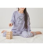 【デビロック/devirock / KIDS】の綿100% デビラボ ROOM ガールズ長袖パジャマ 子供服 キッズ 女の子 部屋着 綿 26SS 人気、トレンドファッション・服の通販 founy(ファニー) ファッション Fashion キッズファッション Fashion for Kids 長袖 Long Sleeve, Full Sleeve パジャマ Pajamas, Sleepwear プリント Print, Printed Pattern おすすめ Recommended / Our Picks お家時間・ステイホーム Stay Home / At Home 旅行 Travel 2026年 2026 thumbnail 058-リボン-Gブルー|ID: prp329100004903621 ipo3291000000036702221