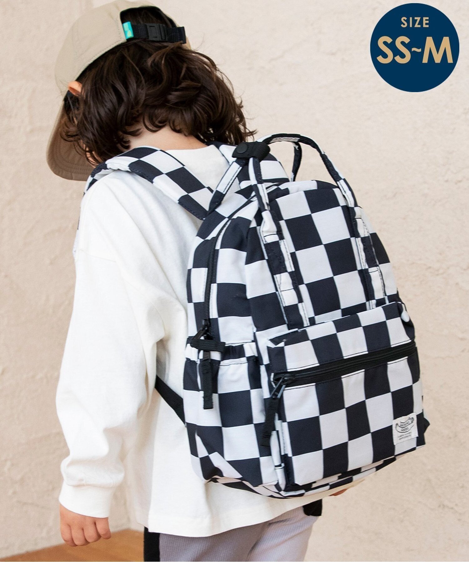 【エフオー オンラインストア/F.O.Online Store / KIDS】のDAISUKI リュック インテリア・キッズ・メンズ・レディースファッション・服の通販 founy(ファニー) 　ファッション　Fashion　キッズファッション　Fashion for Kids　リュック　Backpack, Rucksack　人気　Popular, Best Seller　チェック柄|ID: prp329100004903628 ipo3291000000036702335