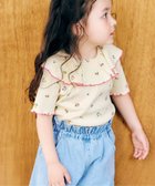 【エフオー オンラインストア/F.O.Online Store / KIDS】のWEB限定 ワッフルフリル衿Tシャツ 人気、トレンドファッション・服の通販 founy(ファニー) ファッション Fashion キッズファッション Fashion for Kids フリル Frill, Ruffle ワッフル Waffle, Waffle Knit 半袖 Short Sleeve, Half Sleeve thumbnail クリーム|ID: prp329100004903675 ipo3291000000036702955