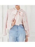 【セルフォード/CELFORD】のフリンジツイードジャケット 人気、トレンドファッション・服の通販 founy(ファニー) ファッション Fashion レディースファッション Fashion for Women アウター Coat / Outerwear Collection レディースジャケット・軽アウター Jackets シェイプ Shape, Slim Fit ジャケット Jacket, Outerwear スマート Smart, Elegant セレモニー Ceremony ツイード Twill, Twill Weave バランス Balance, Style Balance パターン Pattern, Design Print ポケット Pocket, Pocket Detail ミックス Mix, Mixed Style エレガント 上品 Elegant 春 Spring thumbnail PNK[066]|ID: prp329100004903816 ipo3291000000036704250