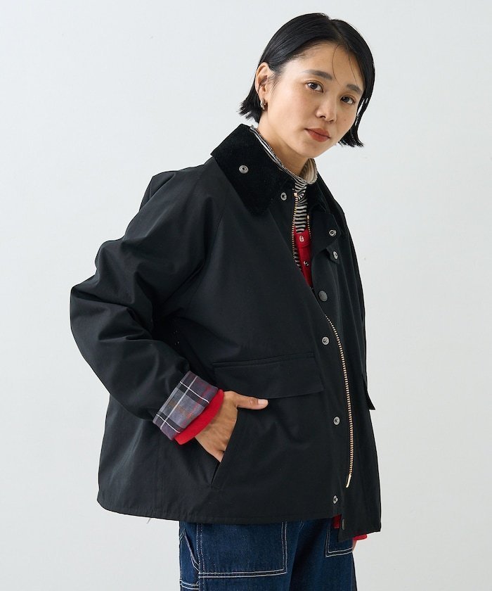 【フリークスストア/FREAK'S STORE】のBarbour 別注 BORROWDALE/トランスポート/ボロウデール 全6色 34/36/38 26SS インテリア・キッズ・メンズ・レディースファッション・服の通販 founy(ファニー) 　ファッション　Fashion　レディースファッション　Fashion for Women　スペシャル　Special, Limited Edition　ダブル　Double, Double-Breasted　定番　Standard, Basic Item　なめらか　Smooth, Silky Texture　人気　Popular, Best Seller　バランス　Balance, Style Balance　ピーチ　Peach, Soft Touch　フラップ　Flap, Flap Pocket　ポケット　Pocket, Pocket Detail　別注　Limited Edition, Custom Order　S/S・春夏　SS, Spring/Summer, Warm Season　夏　Summer　エレガント 上品　Elegant　2026年　2026　ブラック|ID: prp329100004903841 ipo3291000000036704466