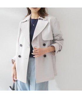 【アンタイトル/UNTITLED】の【定番人気/はっ水/洗える】タスランショートトレンチコート 人気、トレンドファッション・服の通販 founy(ファニー) ファッション Fashion レディースファッション Fashion for Women アウター Coat / Outerwear Collection コート・ロングコート・ピーコート Long Coats, Peacoats & More トレンチコート / 春秋の定番アウター Trench Coats 洗える Machine Washable クラシック Classic, Timeless Style 軽量 Lightweight, Ultra Light ショート Short, Short Length ストレッチ Stretch, Stretchy Fabric スマート Smart, Elegant デニム Denim, Jeans Material トレンチ Trench, Trench Coat 定番 Standard, Basic Item 人気 Popular, Best Seller フラップ Flap, Flap Pocket ポケット Pocket, Pocket Detail おすすめ Recommended / Our Picks |ID:prp329100004903889