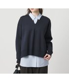 【ユナイテッドアローズ/UNITED ARROWS】のスウェットライク スキッパーニット -ウォッシャブル- 人気、トレンドファッション・服の通販 founy(ファニー) ファッション Fashion レディースファッション Fashion for Women トップス・カットソー Cut & Sew Tops ニット Knit Tops & Sweaters レディースパーカー・カジュアルフーディー Casual Hoodies & Sweatshirts スウェット・クルーネックトップス Sweatshirts & Crewnecks / Relaxed Fit Sweat Tops ウォッシャブル Machine Washable スキッパー Skipper, Open Collar ロング Long, Long-Length おすすめ Recommended / Our Picks エレガント 上品 Elegant thumbnail NAVY|ID: prp329100004903918 ipo3291000000036705099