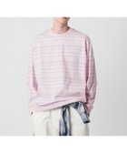 【ビューティ&ユース ユナイテッドアローズ/BEAUTY&YOUTH / UNITED ARROWS】のCGS. オーガニック コットン ロングスリーブ ボーダー Tシャツ 人気、トレンドファッション・服の通販 founy(ファニー) ファッション Fashion レディースファッション Fashion for Women トップス・カットソー Cut & Sew Tops シャツ・ブラウス・オフィスカジュアル Elegant Blouses & Button-Ups ロングTシャツ・Tシャツ Longline T-Shirts & Tees インナー Innerwear オーガニック Organic Cotton ジャケット Jacket, Outerwear スリーブ Sleeve, Long Sleeve / Short Sleeve デニム Denim, Jeans Material バランス Balance, Style Balance ボーダー Border, Stripe ロング Long, Long-Length thumbnail LT.PINK|ID: prp329100004904143 ipo3291000000036708602