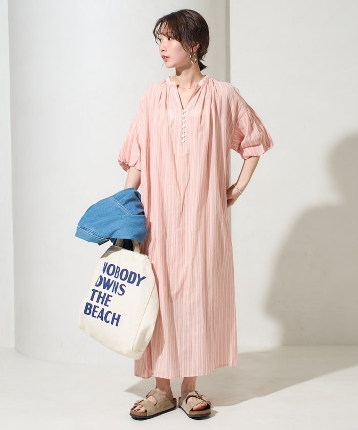 【フリークスストア/FREAK'S STORE】のインドボタンスキッパー半袖ワンピース【限定展開】 インテリア・キッズ・メンズ・レディースファッション・服の通販 founy(ファニー) 　ファッション　Fashion　レディースファッション　Fashion for Women　ワンピース　Dresses　2026年　2026　インド　Indian Textile　スキッパー　Skipper, Open Collar　フレア　Flare, Flared　ポケット　Pocket, Pocket Detail　リラックス　Relax, Relaxed Fit　半袖　Short Sleeve, Half Sleeve　夏　Summer　S/S・春夏　SS, Spring/Summer, Warm Season　オレンジ|ID: prp329100004904155 ipo3291000000036708741