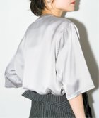【シティーショップ/CITYSHOP】のSATIN Tシャツ 人気、トレンドファッション・服の通販 founy(ファニー) ファッション Fashion レディースファッション Fashion for Women トップス・カットソー Cut & Sew Tops シャツ・ブラウス・オフィスカジュアル Elegant Blouses & Button-Ups ロングTシャツ・Tシャツ Longline T-Shirts & Tees 2026年 2026 サテン Satin, Glossy Fabric バランス Balance, Style Balance ユーズド Used, Vintage-Look エレガント 上品 Elegant 切替 Switching, Contrast Panel thumbnail シルバー|ID: prp329100004904286 ipo3291000000036710377
