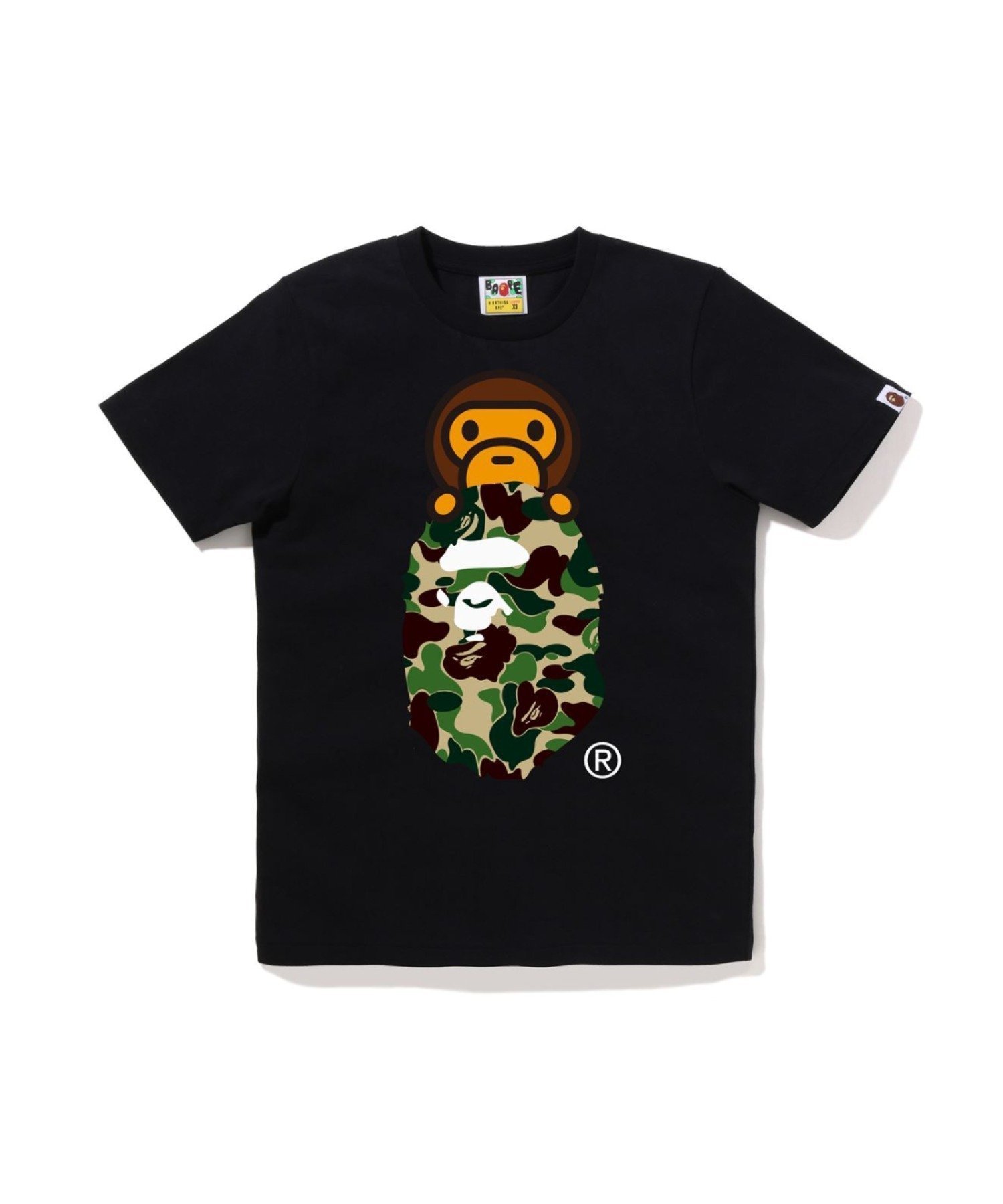 【ア ベイシング エイプ/A BATHING APE】のABC CAMO MILO ON APE HEAD TEE 人気、トレンドファッション・服の通販 founy(ファニー) 　ファッション　Fashion　レディースファッション　Fashion for Women　インナー　Innerwear　グラフィック　Graphic, Graphic Design　コレクション　Collection, Seasonal Line　ショート　Short, Short Length　スリーブ　Sleeve, Long Sleeve / Short Sleeve　パターン　Pattern, Design Print　フロント　Front, Front Design　プリント　Print, Printed Pattern　ラバー　Rubber, Rubber Sole　人気　Popular, Best Seller　 other-1|ID: prp329100004904372 ipo3291000000036711070