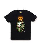 【ア ベイシング エイプ/A BATHING APE】のABC CAMO MILO ON APE HEAD TEE 人気、トレンドファッション・服の通販 founy(ファニー) ファッション Fashion レディースファッション Fashion for Women インナー Innerwear グラフィック Graphic, Graphic Design コレクション Collection, Seasonal Line ショート Short, Short Length スリーブ Sleeve, Long Sleeve / Short Sleeve パターン Pattern, Design Print フロント Front, Front Design プリント Print, Printed Pattern ラバー Rubber, Rubber Sole 人気 Popular, Best Seller thumbnail BK×GR|ID: prp329100004904372 ipo3291000000036711072