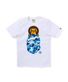 【ア ベイシング エイプ/A BATHING APE】のABC CAMO MILO ON APE HEAD TEE 人気、トレンドファッション・服の通販 founy(ファニー) ファッション Fashion レディースファッション Fashion for Women インナー Innerwear グラフィック Graphic, Graphic Design コレクション Collection, Seasonal Line ショート Short, Short Length スリーブ Sleeve, Long Sleeve / Short Sleeve パターン Pattern, Design Print フロント Front, Front Design プリント Print, Printed Pattern ラバー Rubber, Rubber Sole 人気 Popular, Best Seller thumbnail WH×BL|ID: prp329100004904372 ipo3291000000036711080