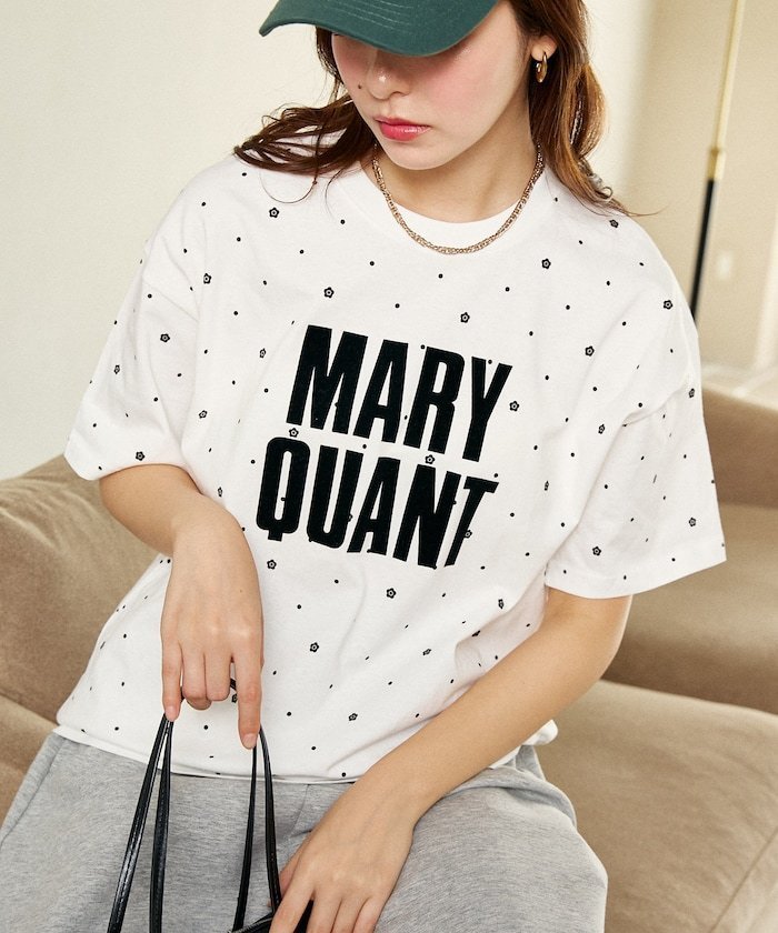 【フリークスストア/FREAK'S STORE】の総柄 プリント フロッキー ロゴ Tシャツ 限定展開 インテリア・キッズ・メンズ・レディースファッション・服の通販 founy(ファニー) 　ファッション　Fashion　レディースファッション　Fashion for Women　トップス・カットソー　Cut & Sew Tops　シャツ・ブラウス・オフィスカジュアル　Elegant Blouses & Button-Ups　ロングTシャツ・Tシャツ　Longline T-Shirts & Tees　インナー　Innerwear　コラボ　Collaboration, Collab　シンプル　Simple, Minimal　ジャケット　Jacket, Outerwear　スペシャル　Special, Limited Edition　スラックス　Slacks, Dress Pants　デニム　Denim, Jeans Material　バランス　Balance, Style Balance　プリント　Print, Printed Pattern　ベーシック　Basic, Essential　ミニスカート　Mini Skirt, Short Skirt　リアル　Real, Realistic　S/S・春夏　SS, Spring/Summer, Warm Season　夏　Summer　2026年　2026　オフホワイト|ID: prp329100004904375 ipo3291000000036711139