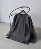 【コーエン/COEN】のKiyokazuTsujino プリントロングスリーブTシャツ 人気、トレンドファッション・服の通販 founy(ファニー) ファッション Fashion レディースファッション Fashion for Women トップス・カットソー Cut & Sew Tops シャツ・ブラウス・オフィスカジュアル Elegant Blouses & Button-Ups ロングTシャツ・Tシャツ Longline T-Shirts & Tees イラスト Illustration 春 Spring シンプル Simple, Minimal スリーブ Sleeve, Long Sleeve / Short Sleeve 別注 Limited Edition, Custom Order モチーフ Motif, Design Theme ロング Long, Long-Length ワンポイント One Point, Statement Accent ワーク Workwear, Utility Style S/S・春夏 SS, Spring/Summer, Warm Season 夏 Summer thumbnail DK.GRAY|ID: prp329100004904379 ipo3291000000036711241