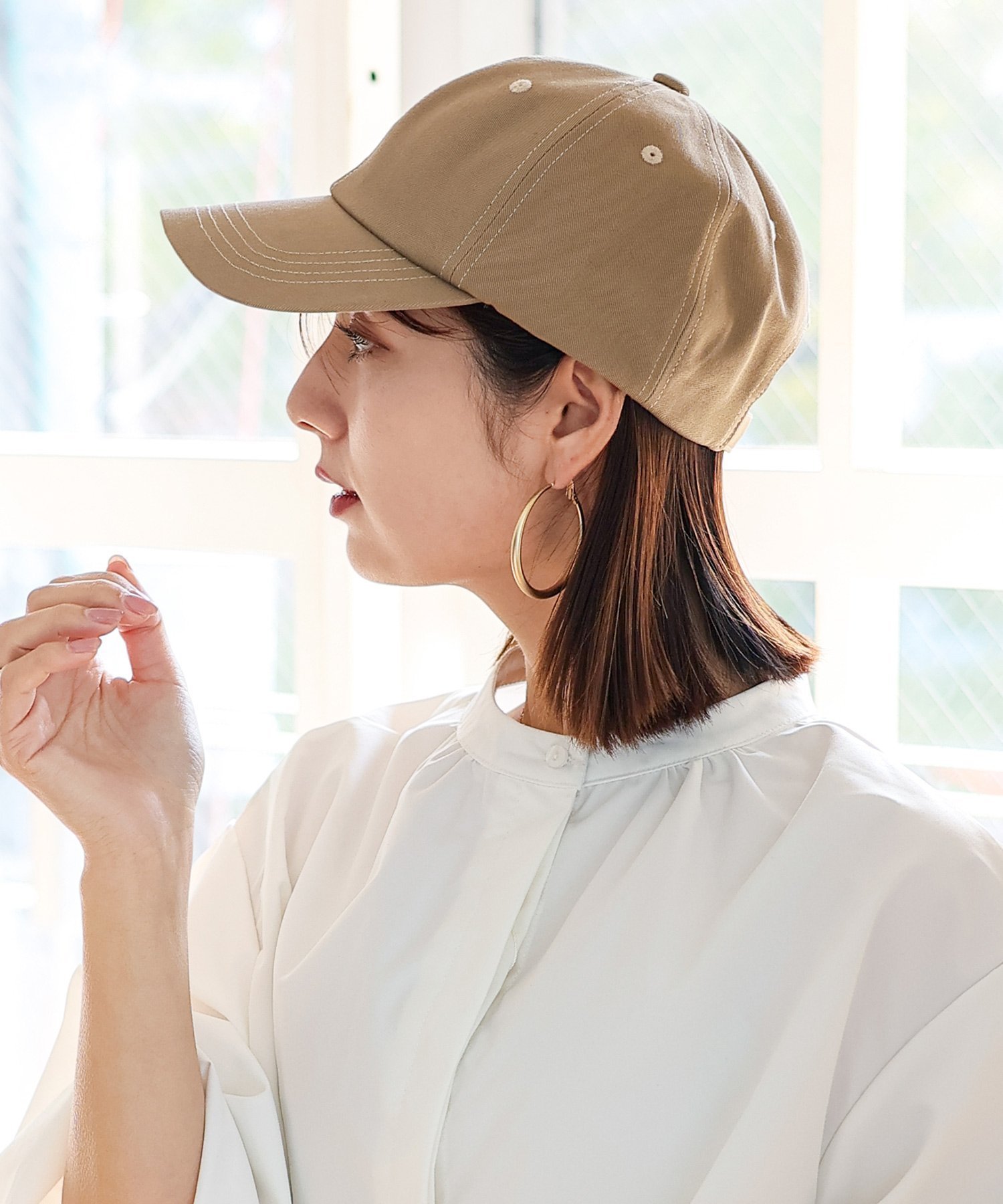 【ヴィータフェリーチェ/VitaFelice】の3サイズ コットンツイルキャップ レディース 帽子 深め メンズ 深い 大きい 人気、トレンドファッション・服の通販 founy(ファニー) 　ファッション　Fashion　レディースファッション　Fashion for Women　キャップ&ハット　Hats & Caps　キャップ　Cap, Baseball Cap　シンプル　Simple, Minimal　スポーティ　Sporty, Casual Athletic　フォルム　Silhouette, Form　メッシュ　Mesh, Net Fabric　メンズ　Men's, Menswear　夏　Summer　帽子　Hat, Headwear　春　Spring　S/S・春夏　SS, Spring/Summer, Warm Season　 other-1|ID: prp329100004904606 ipo3291000000036713605