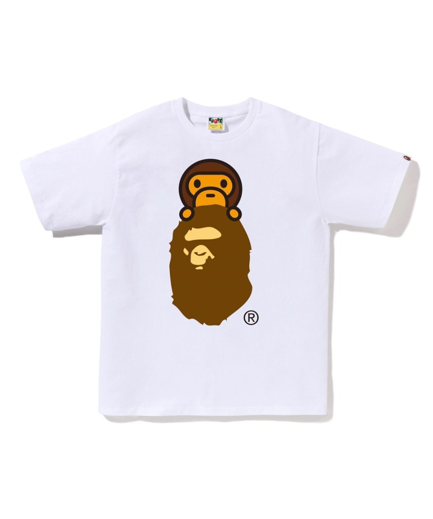 【ア ベイシング エイプ/A BATHING APE】のMILO ON APE HEAD TEE インテリア・キッズ・メンズ・レディースファッション・服の通販 founy(ファニー) 　ファッション　Fashion　レディースファッション　Fashion for Women　WHITE|ID: prp329100004907130 ipo3291000000036742844