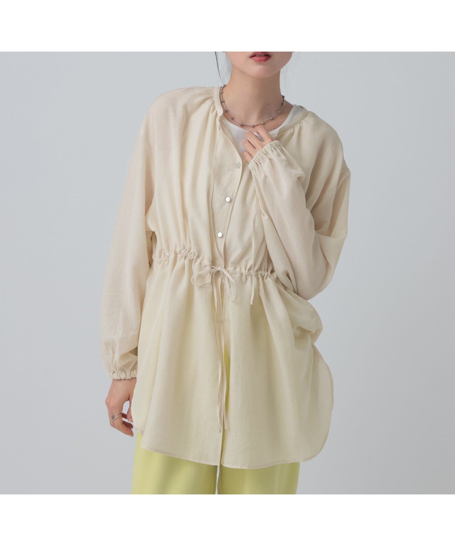 【レプシィム ローリーズファーム/LEPSIM LOWRYS FARM】の着回しブラウス《2点セット》 インテリア・キッズ・メンズ・レディースファッション・服の通販 founy(ファニー) ファッション Fashion レディースファッション Fashion for Women トップス・カットソー Cut & Sew Tops シャツ・ブラウス・オフィスカジュアル Elegant Blouses & Button-Ups おすすめ Recommended / Our Picks シルバー Silver, Metallic Silver デニム Denim, Jeans Material フロント Front, Front Design 定番 Standard, Basic Item 春 Spring ナチュラル08|ID: prp329100004908372 ipo3291000000036765272