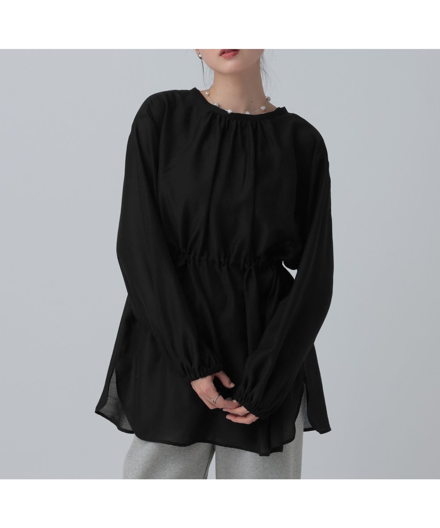 【レプシィム ローリーズファーム/LEPSIM LOWRYS FARM】の着回しブラウス《2点セット》 インテリア・キッズ・メンズ・レディースファッション・服の通販 founy(ファニー) ファッション Fashion レディースファッション Fashion for Women トップス・カットソー Cut & Sew Tops シャツ・ブラウス・オフィスカジュアル Elegant Blouses & Button-Ups おすすめ Recommended / Our Picks シルバー Silver, Metallic Silver デニム Denim, Jeans Material フロント Front, Front Design 定番 Standard, Basic Item 春 Spring ブラック09|ID: prp329100004908372 ipo3291000000036765276