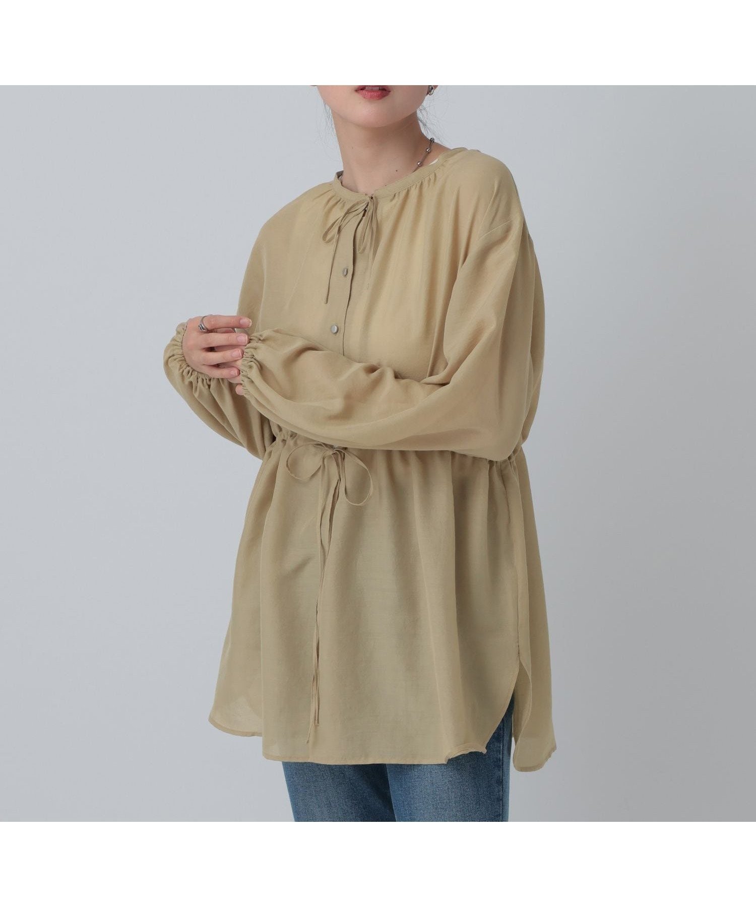 【レプシィム ローリーズファーム/LEPSIM LOWRYS FARM】の着回しブラウス《2点セット》 インテリア・キッズ・メンズ・レディースファッション・服の通販 founy(ファニー) ファッション Fashion レディースファッション Fashion for Women トップス・カットソー Cut & Sew Tops シャツ・ブラウス・オフィスカジュアル Elegant Blouses & Button-Ups おすすめ Recommended / Our Picks シルバー Silver, Metallic Silver デニム Denim, Jeans Material フロント Front, Front Design 定番 Standard, Basic Item 春 Spring ブラウン54|ID: prp329100004908372 ipo3291000000036765287