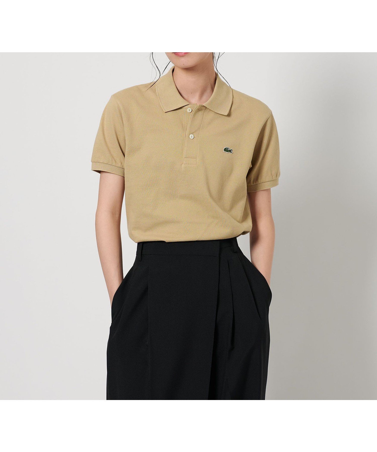 【ユナイテッドアローズ/UNITED ARROWS】の【別注】 LACOSTE ポロシャツ インテリア・キッズ・メンズ・レディースファッション・服の通販 founy(ファニー) 　ファッション　Fashion　レディースファッション　Fashion for Women　トップス・カットソー　Cut & Sew Tops　シャツ・ブラウス・オフィスカジュアル　Elegant Blouses & Button-Ups　ポロシャツ・きれいめカジュアル　Smart-Casual Polo Tops　クラシカル　Classical, Vintage-Inspired　今季　This Season, Current Season　スカーフ　Scarf, Neckwear　スペシャル　Special, Limited Edition　チェック　Check, Plaid, Tartan　トレンド　Trend, Trending Now　定番　Standard, Basic Item　フランス　France, French　ボーダー　Border, Stripe　ポロシャツ　Polo Shirt, Collared Tee　別注　Limited Edition, Custom Order　メンズ　Men's, Menswear　アウトレット　Outlet / Clearance　おすすめ　Recommended / Our Picks　BEIGE|ID: prp329100004908434 ipo3291000000036765444