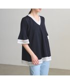 【ユナイテッドアローズ/UNITED ARROWS】のVネック ニットチュニック 人気、トレンドファッション・服の通販 founy(ファニー) ファッション Fashion レディースファッション Fashion for Women トップス・カットソー Cut & Sew Tops ニット Knit Tops & Sweaters Vネックトップス V-Neck Tops / V-Cut Neckline Shirts チュニック Tunic, Long Top デコルテ Décolleté, Neckline デニム Denim, Jeans Material レース Lace, Lace Fabric おすすめ Recommended / Our Picks thumbnail NAVY|ID: prp329100004908487 ipo3291000000036765854