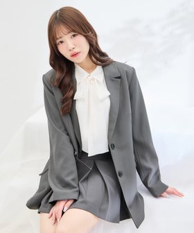 【イング/INGNI】の2Wayポケットリボンテーラードジャケット 人気、トレンドファッション・服の通販 founy(ファニー) ファッション Fashion レディースファッション Fashion for Women アウター Coat / Outerwear Collection レディースジャケット・軽アウター Jackets テーラードジャケット / 通勤・きれいめスタイル Tailored Jackets & Blazers ガーリー Girly, Feminine Style シンプル Simple, Minimal スマホ Smartphone, Mobile Device スリット Slit, Slit Detail チェック Check, Plaid, Tartan プリーツ Pleats, Pleated ポケット Pocket, Pocket Detail 無地 Plain, Solid Color リボン Ribbon, Bow |ID:prp329100004911364