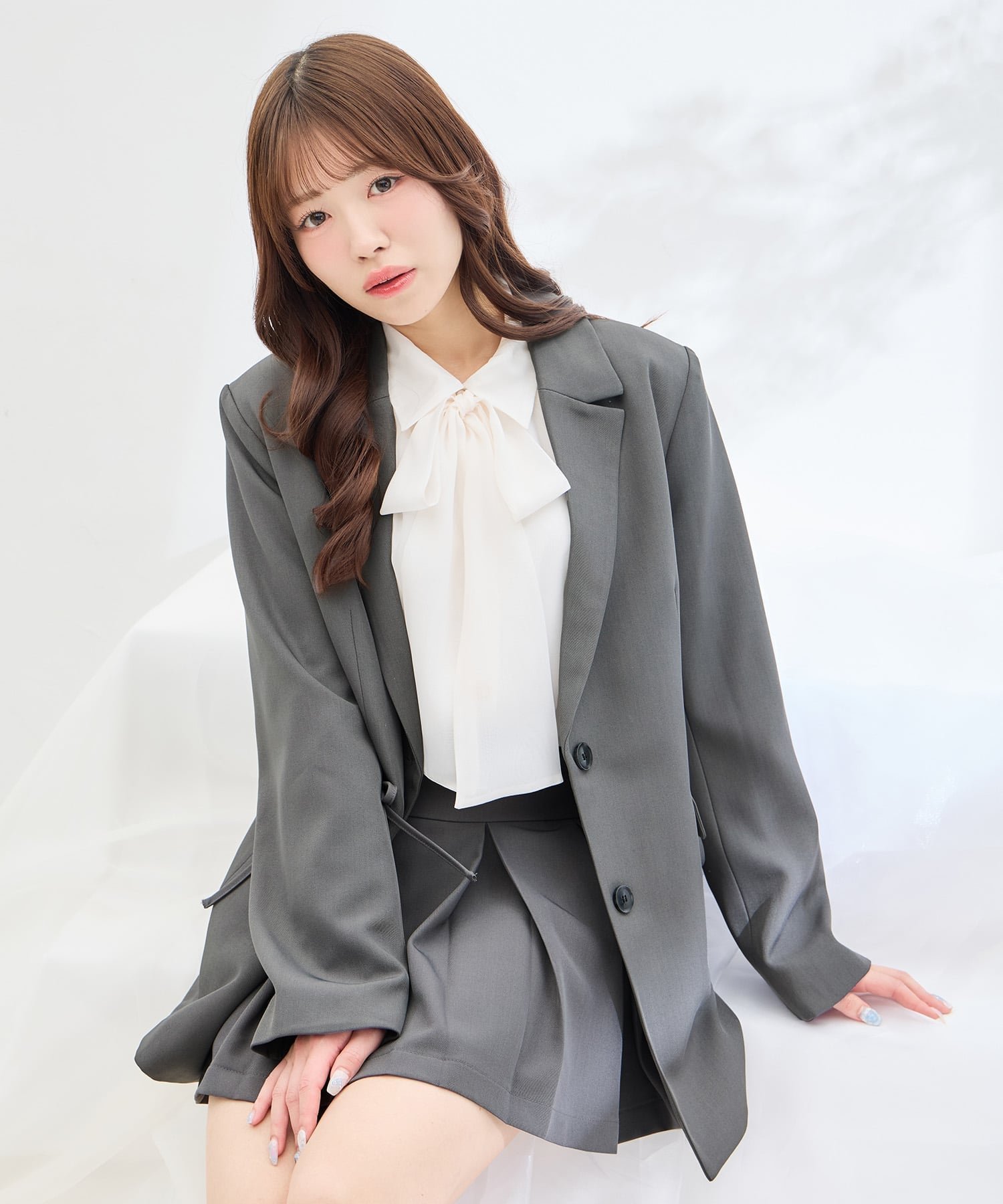 【イング/INGNI】の2Wayポケットリボンテーラードジャケット 人気、トレンドファッション・服の通販 founy(ファニー) ファッション Fashion レディースファッション Fashion for Women アウター Coat / Outerwear Collection レディースジャケット・軽アウター Jackets テーラードジャケット / 通勤・きれいめスタイル Tailored Jackets & Blazers ガーリー Girly, Feminine Style シンプル Simple, Minimal スマホ Smartphone, Mobile Device スリット Slit, Slit Detail チェック Check, Plaid, Tartan プリーツ Pleats, Pleated ポケット Pocket, Pocket Detail 無地 Plain, Solid Color リボン Ribbon, Bow other-1|ID: prp329100004911364 ipo3291000000036803639