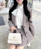 【イング/INGNI】の2Wayポケットリボンテーラードジャケット 人気、トレンドファッション・服の通販 founy(ファニー) ファッション Fashion レディースファッション Fashion for Women アウター Coat / Outerwear Collection レディースジャケット・軽アウター Jackets テーラードジャケット / 通勤・きれいめスタイル Tailored Jackets & Blazers ガーリー Girly, Feminine Style シンプル Simple, Minimal スマホ Smartphone, Mobile Device スリット Slit, Slit Detail チェック Check, Plaid, Tartan プリーツ Pleats, Pleated ポケット Pocket, Pocket Detail 無地 Plain, Solid Color リボン Ribbon, Bow thumbnail チェック|ID: prp329100004911364 ipo3291000000036803650