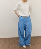 【アダム エ ロペ/ADAM ET ROPE'】のストライプシャツスラックス 人気、トレンドファッション・服の通販 founy(ファニー) ファッション Fashion レディースファッション Fashion for Women トップス・カットソー Cut & Sew Tops シャツ・ブラウス・オフィスカジュアル Elegant Blouses & Button-Ups カーディガン Cardigan, Knitwear キュプラ Cupro, Eco Fabric ストライプ Stripe, Striped Pattern スラックス Slacks, Dress Pants パジャマ Pajamas, Sleepwear フォルム Silhouette, Form ポケット Pocket, Pocket Detail リネン Linen, Linen Fabric リラックス Relax, Relaxed Fit ワイド Wide, Wide Fit おすすめ Recommended / Our Picks 2026年 2026 thumbnail サックス(48)|ID: prp329100004911483 ipo3291000000036804707