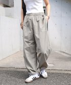 【その他のブランド/Other】のUVカット 接触冷感 撥水加工 ロゴ 刺繍 ナイロン ワイド パンツ ANME アンメ グレー|ID: prp329100004911931 ipo3291000000036808731