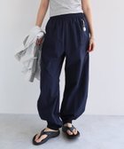 【その他のブランド/Other】のUVカット 接触冷感 撥水加工 ロゴ 刺繍 ナイロン ワイド パンツ ANME アンメ ネイビー|ID: prp329100004911931 ipo3291000000036808745