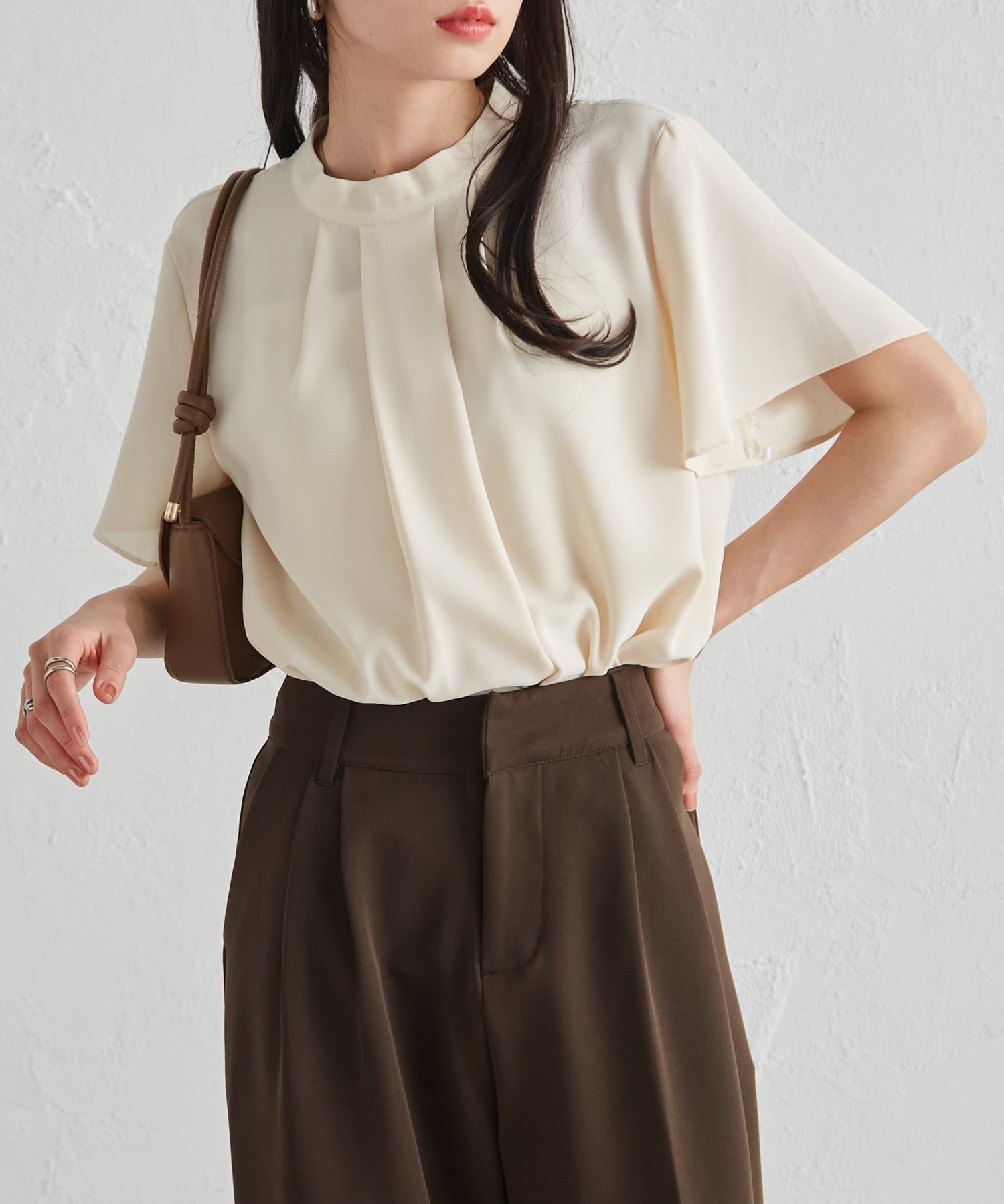 【ラナン/Ranan】のRanan/ UVカット/抗菌防臭 タックデザインフリルブラウス 人気、トレンドファッション・服の通販 founy(ファニー) ファッション Fashion レディースファッション Fashion for Women トップス・カットソー Cut & Sew Tops シャツ・ブラウス・オフィスカジュアル Elegant Blouses & Button-Ups カーディガン Cardigan, Knitwear 抗菌 Antibacterial, Bacteria-Resistant ジャケット Jacket, Outerwear ストレッチ Stretch, Stretchy Fabric スラックス Slacks, Dress Pants デニム Denim, Jeans Material ドット Polka Dot, Dot Pattern ハイネック High Neck, Mock Neck フェミニン Feminine, Girly フリル Frill, Ruffle マーメイド Mermaid, Fishtail Silhouette ロング Long, Long-Length 再入荷 Restock / Back in Stock おすすめ Recommended / Our Picks 夏 Summer 2026年 2026 other-1|ID: prp329100004912180 ipo3291000000036810816