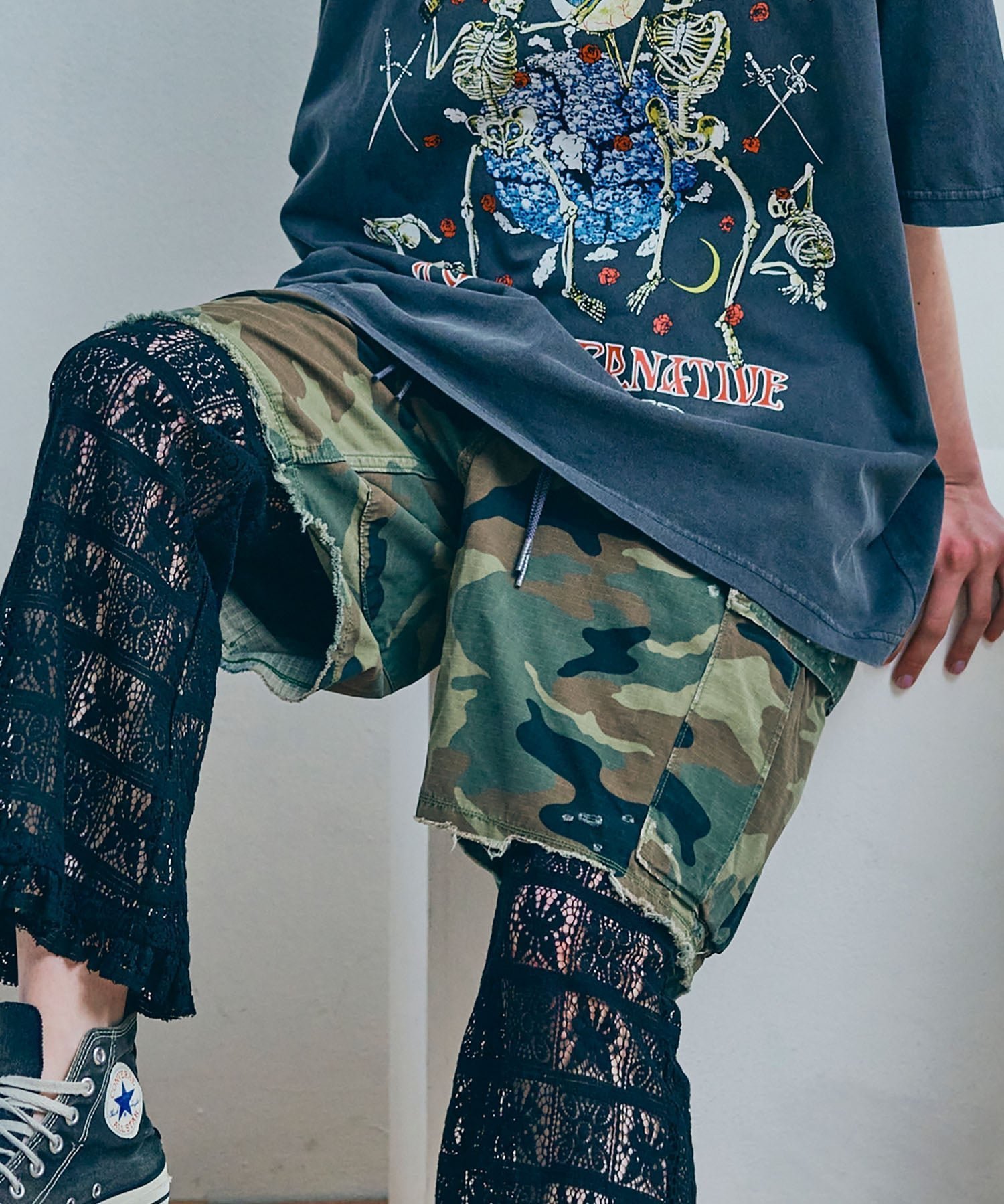 【アールエヌエー/RNA】のT1016 ダメージカーゴショーツ 人気、トレンドファッション・服の通販 founy(ファニー) ファッション Fashion レディースファッション Fashion for Women ヴィンテージ Vintage Style カットオフ Cut-Off Design カーゴパンツ Cargo Pants, Utility Pants 今季 This Season, Current Season ショーツ Shorts, Short Pants デニム Denim, Jeans Material プリント Print, Printed Pattern ミリタリー Military, Army Style ユーズド Used, Vintage-Look リアル Real, Realistic リメイク Remake, Reconstructed レース Lace, Lace Fabric おすすめ Recommended / Our Picks 日本製 Made In Japan other-1|ID: prp329100004912188 ipo3291000000036810881