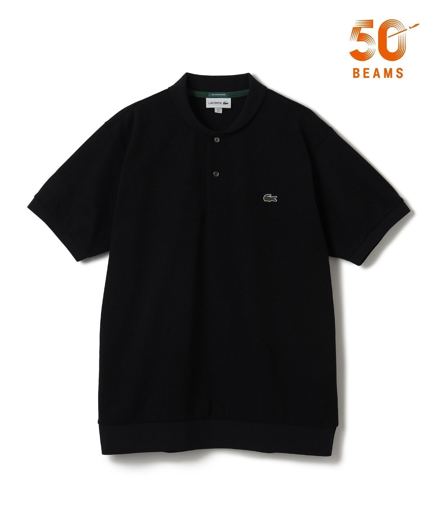 【ビームス ゴルフ/BEAMS GOLF / MEN】のMEN 【別注】LACOSTE / ショールカラー ポロシャツ インテリア・キッズ・メンズ・レディースファッション・服の通販 founy(ファニー) 　ファッション　Fashion　メンズファッション　Fashion for Men　クラシック　Classic, Timeless Style　ショール　Shawl, Wrap　スタンダード　Standard, Basic　スペシャル　Special, Limited Edition　スポーツ　Sports, Activewear　定番　Standard, Basic Item　人気　Popular, Best Seller　バランス　Balance, Style Balance　フランス　France, French　ポロシャツ　Polo Shirt, Collared Tee　別注　Limited Edition, Custom Order　おすすめ　Recommended / Our Picks　エレガント 上品　Elegant　ゴルフ　Golf　BLACK|ID: prp329100004912241 ipo3291000000036811285