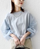 【シップス フォー ウィメン/SHIPS】の【WEB限定】 手洗い可能 シアー コンビ 裾 ドロスト プルオーバー 人気、トレンドファッション・服の通販 founy(ファニー) ファッション Fashion レディースファッション Fashion for Women トップス・カットソー Cut & Sew Tops カジュアルプルオーバー・ニットトップス Pullovers & Knit Tops / Casual Pullovers オーガンジー Organza Fabric カットソー Cut and Sewn Top コンビ Combo, Combination Style シアー Sheer, See-Through シフォン Chiffon, Lightweight Fabric フェミニン Feminine, Girly ポケット Pocket, Pocket Detail ワイド Wide, Wide Fit 2026年 2026 thumbnail ライトブルー|ID: prp329100004912294 ipo3291000000036811698