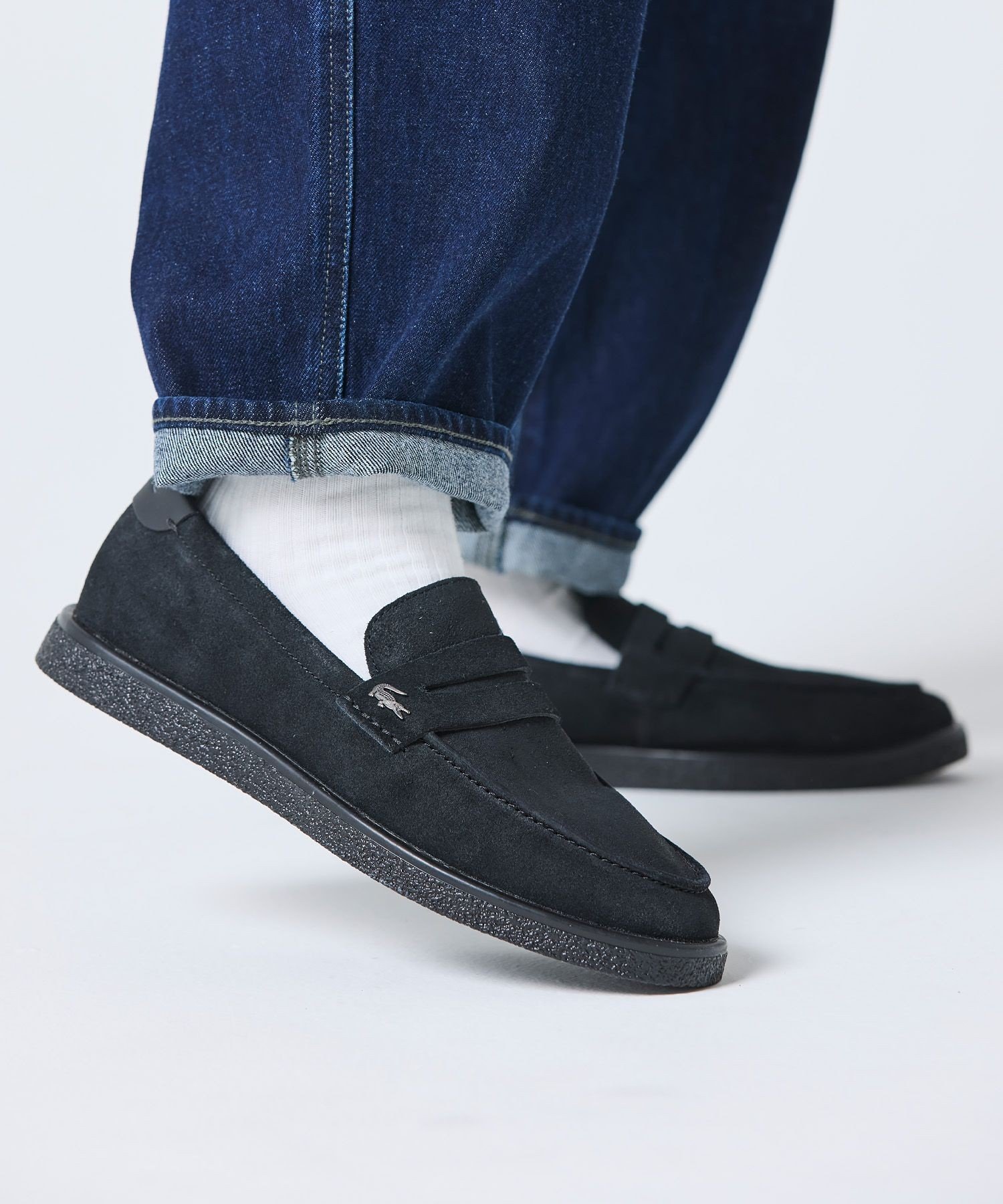 【ラコステ/LACOSTE / MEN】のメンズ COCHET 126 1 APAC CMA スエード ローファースニーカー インテリア・キッズ・メンズ・レディースファッション・服の通販 founy(ファニー) 　ファッション　Fashion　メンズファッション　Fashion for Men　シューズ・靴　Shoes　スニーカー / カジュアルにもスポーティにも　Sneakers & Trainers　おすすめ　Recommended / Our Picks　なめらか　Smooth, Silky Texture　エレガント 上品　Elegant　シンプル　Simple, Minimal　フォーマル　Formal, Dressy　メンズ　Men's, Menswear　ブラック|ID: prp329100004912472 ipo3291000000036813633