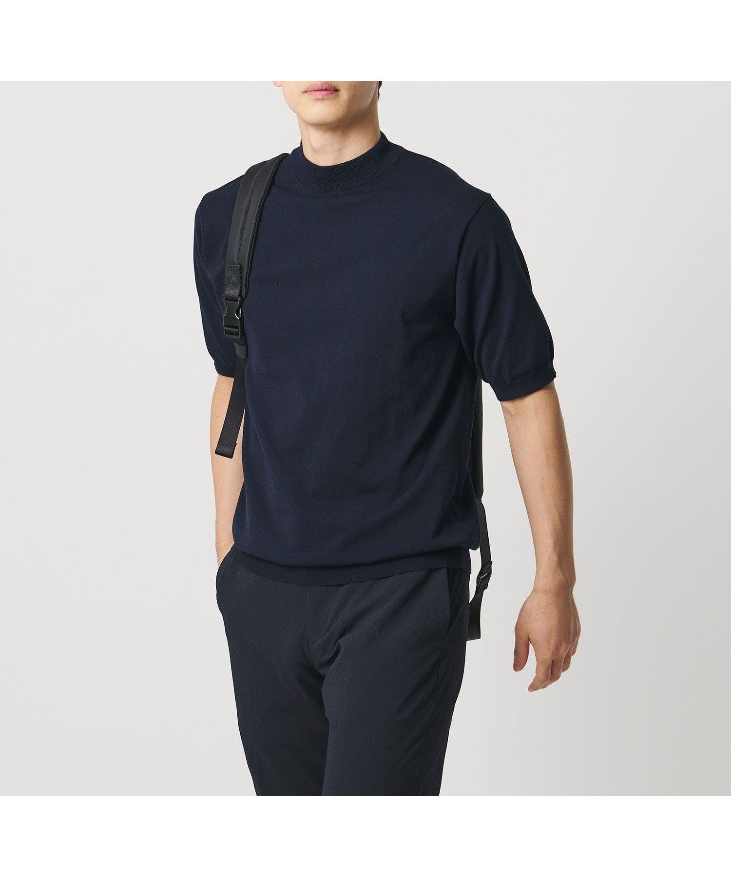 【ユナイテッドアローズ/UNITED ARROWS / MEN】のショートスリーブ モックネック ニットTシャツ UA COZY ウォッシャブル 抗菌防臭 人気、トレンドファッション・服の通販 founy(ファニー) 　ファッション　Fashion　メンズファッション　Fashion for Men　インナー　Innerwear　ウォッシャブル　Machine Washable　洗える　Machine Washable　抗菌　Antibacterial, Bacteria-Resistant　ショート　Short, Short Length　シンプル　Simple, Minimal　ジャケット　Jacket, Outerwear　スタンダード　Standard, Basic　ストレッチ　Stretch, Stretchy Fabric　スリーブ　Sleeve, Long Sleeve / Short Sleeve　セットアップ　Set-Up, Coordinated Outfit　定番　Standard, Basic Item　バランス　Balance, Style Balance　フィット　Fit, Slim Fit　モダン　Modern, Contemporary　モックネック　Mock Neck, Short Turtleneck　リラックス　Relax, Relaxed Fit　エレガント 上品　Elegant　ビジネス 仕事 通勤　Business / Work / Commuting　 other-1|ID: prp329100004912544 ipo3291000000036814538