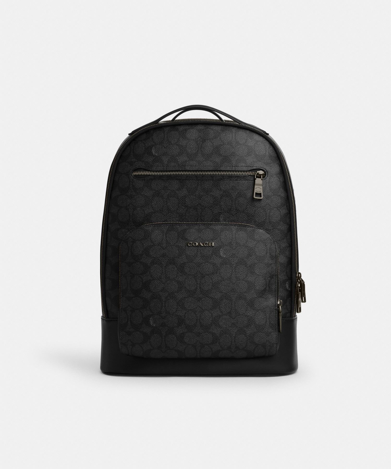 【コーチ/COACH / MEN】の【公式】イーサン バックパック・シグネチャー キャンバス インテリア・キッズ・メンズ・レディースファッション・服の通販 founy(ファニー) 　ファッション　Fashion　メンズファッション　Fashion for Men　キャンバス　Canvas, Canvas Fabric　ジップ　Zip, Zipper　ポケット　Pocket, Pocket Detail　ラップ　Wrap, Wrap Design　リュック　Backpack, Rucksack　BLACK|ID: prp329100004912556 ipo3291000000036814686