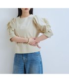 【アダム エ ロペ/ADAM ET ROPE'】の【サステナブル】バルーンスリーブTシャツ 人気、トレンドファッション・服の通販 founy(ファニー) ファッション Fashion レディースファッション Fashion for Women トップス・カットソー Cut & Sew Tops シャツ・ブラウス・オフィスカジュアル Elegant Blouses & Button-Ups ロングTシャツ・Tシャツ Longline T-Shirts & Tees オーガニック Organic Cotton 春 Spring カットソー Cut and Sewn Top シンプル Simple, Minimal ストレッチ Stretch, Stretchy Fabric スリーブ Sleeve, Long Sleeve / Short Sleeve タイプライター Typewriter Fabric, Crisp Cotton ダブル Double, Double-Breasted デニム Denim, Jeans Material ハーフ Half, Half-Length バランス Balance, Style Balance バルーン Balloon, Balloon Silhouette ボトム Bottoms, Lower Wear ワイド Wide, Wide Fit S/S・春夏 SS, Spring/Summer, Warm Season 夏 Summer エレガント 上品 Elegant 2025年 2025 2025春夏・S/S Spring/Summer 2025 SS25 thumbnail ベージュ系(28)|ID: prp329100004912692 ipo3291000000036816353